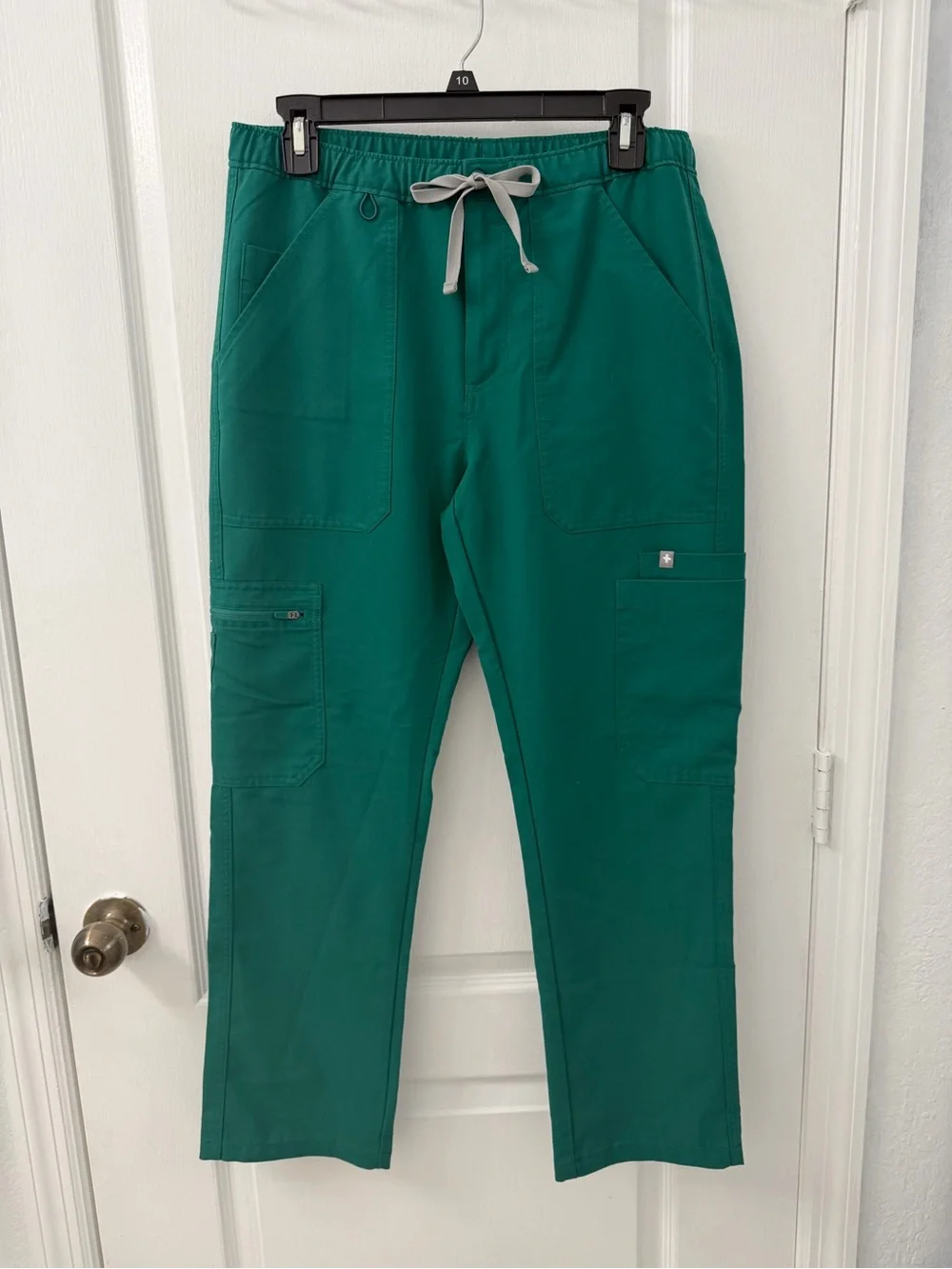 Figs Cairo Straight-Leg Hunter Green Men Scrub Pant (Size S)